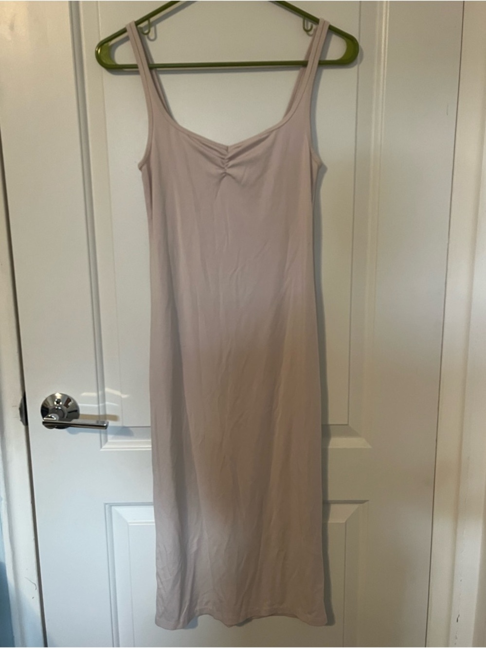 Aritzia Sleeveless Slip Dress in Light Mauve